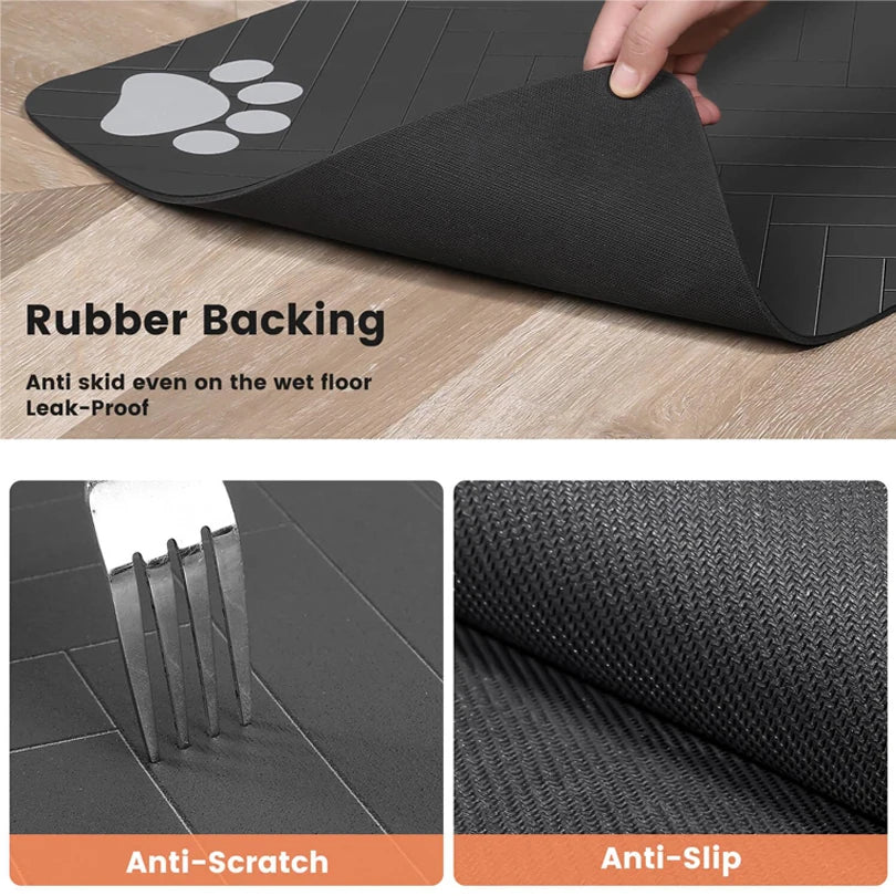 Waterproof Pet Feeding Mat – No Mess, No Stress - Pup Confort Store