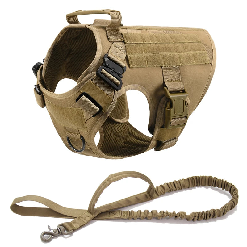 Tactical Dog Harness & Leash Set – Built for Control & Adventure - Pup Confort Store