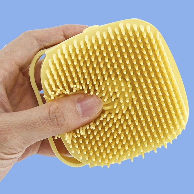 Silicone Pet Bath Brush – Gentle, Soapy & Fun Wash - Pup Confort Store