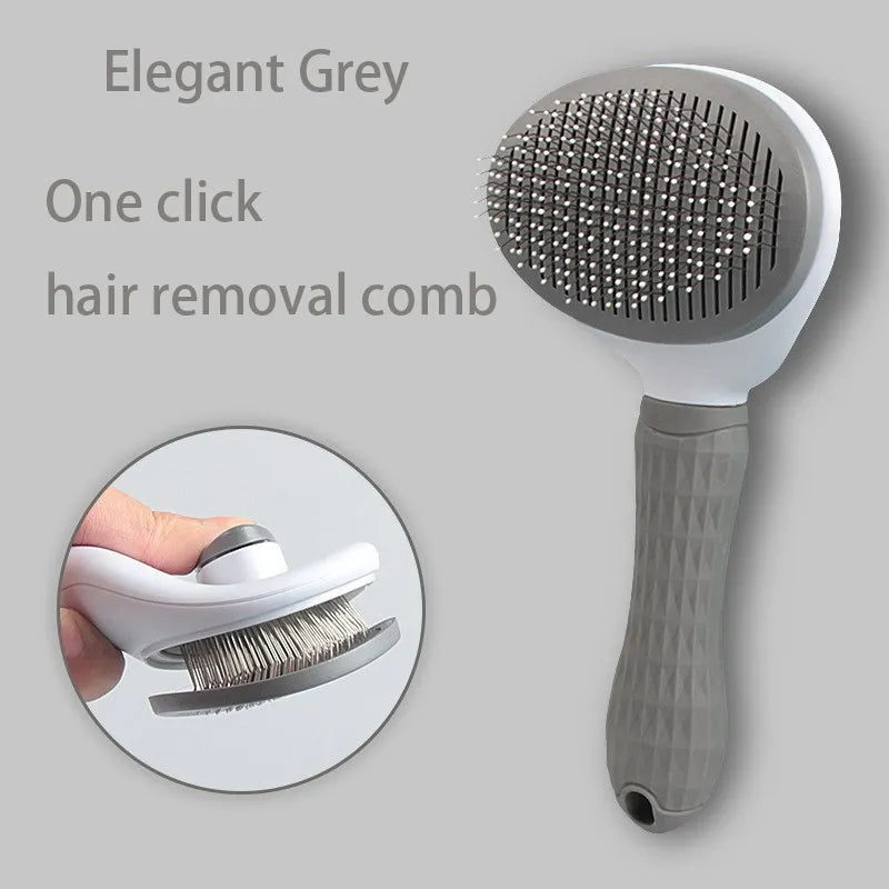Self-Cleaning Pet Grooming Brush – Tangles Gone in Seconds - Pup Confort Store