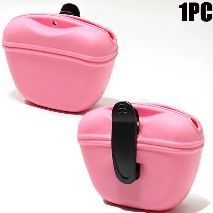 Portable Silicone Dog Treat Pouch – Clip & Train Anywhere - Pup Confort Store