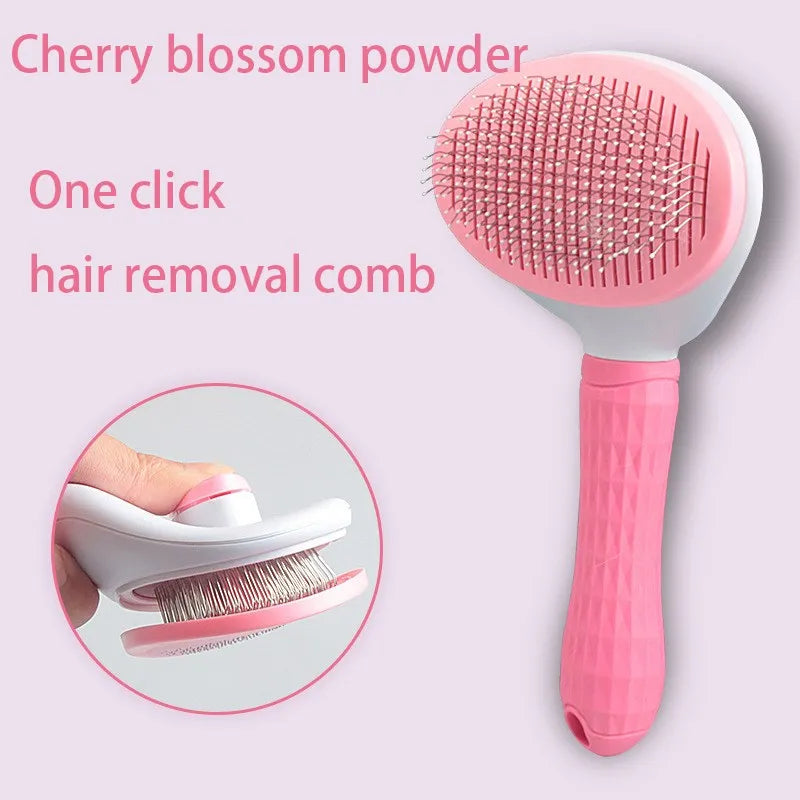 Self-Cleaning Pet Grooming Brush – Tangles Gone in Seconds - Pup Confort Store