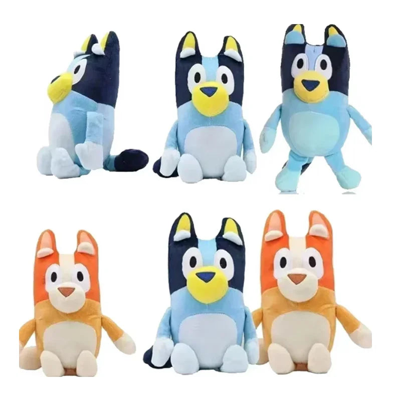 17/28cm Bluey & Bingo Family Plush Toys - Cartoon Dog Stuffed Animals, Soft Plush Dolls, Perfect For Birthday & Christmas Gifts - Pup Confort Store